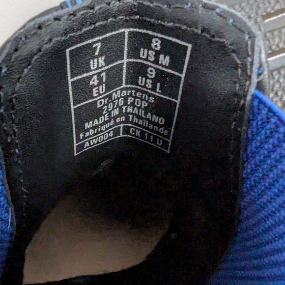 Dr. Martens Black and Blue Chelsea Boots - Picture 4 of 4